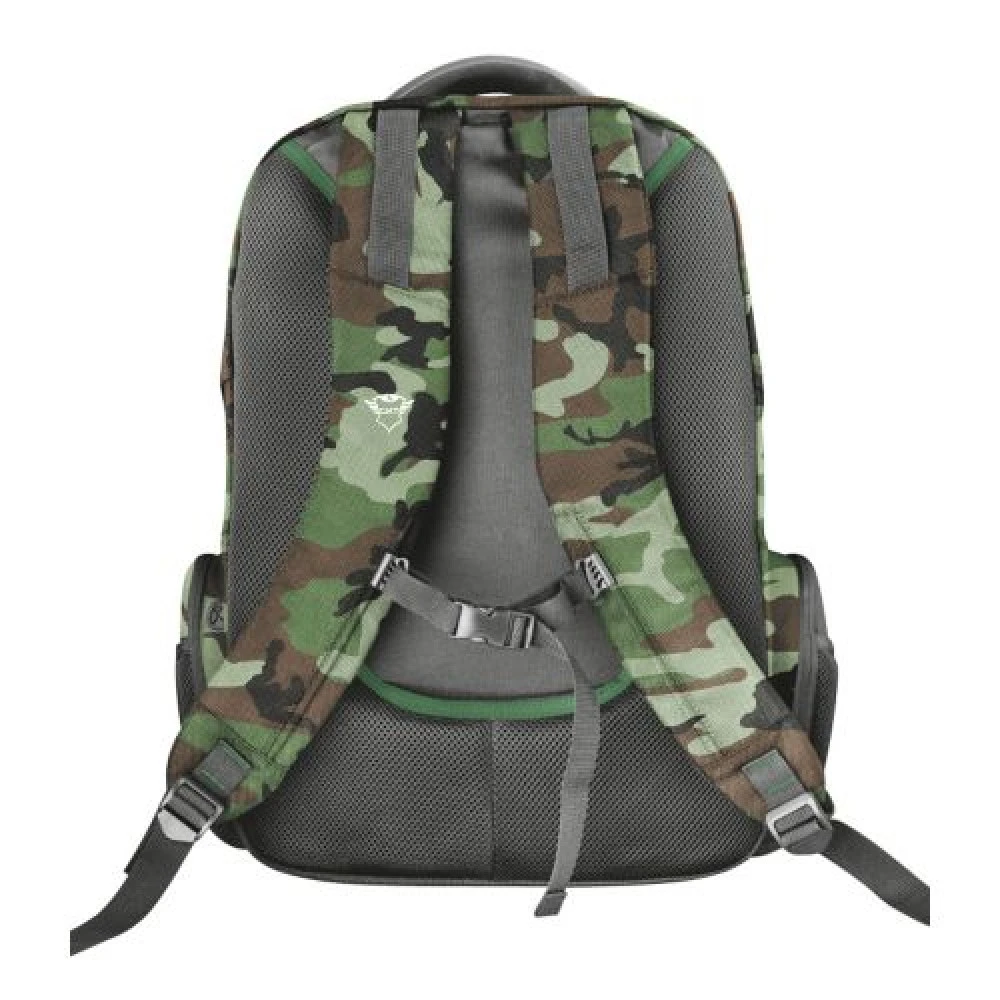 Рюкзак Trust GXT 1250G Hunter Gaming 17,3" зелёный-камуфляж — 3