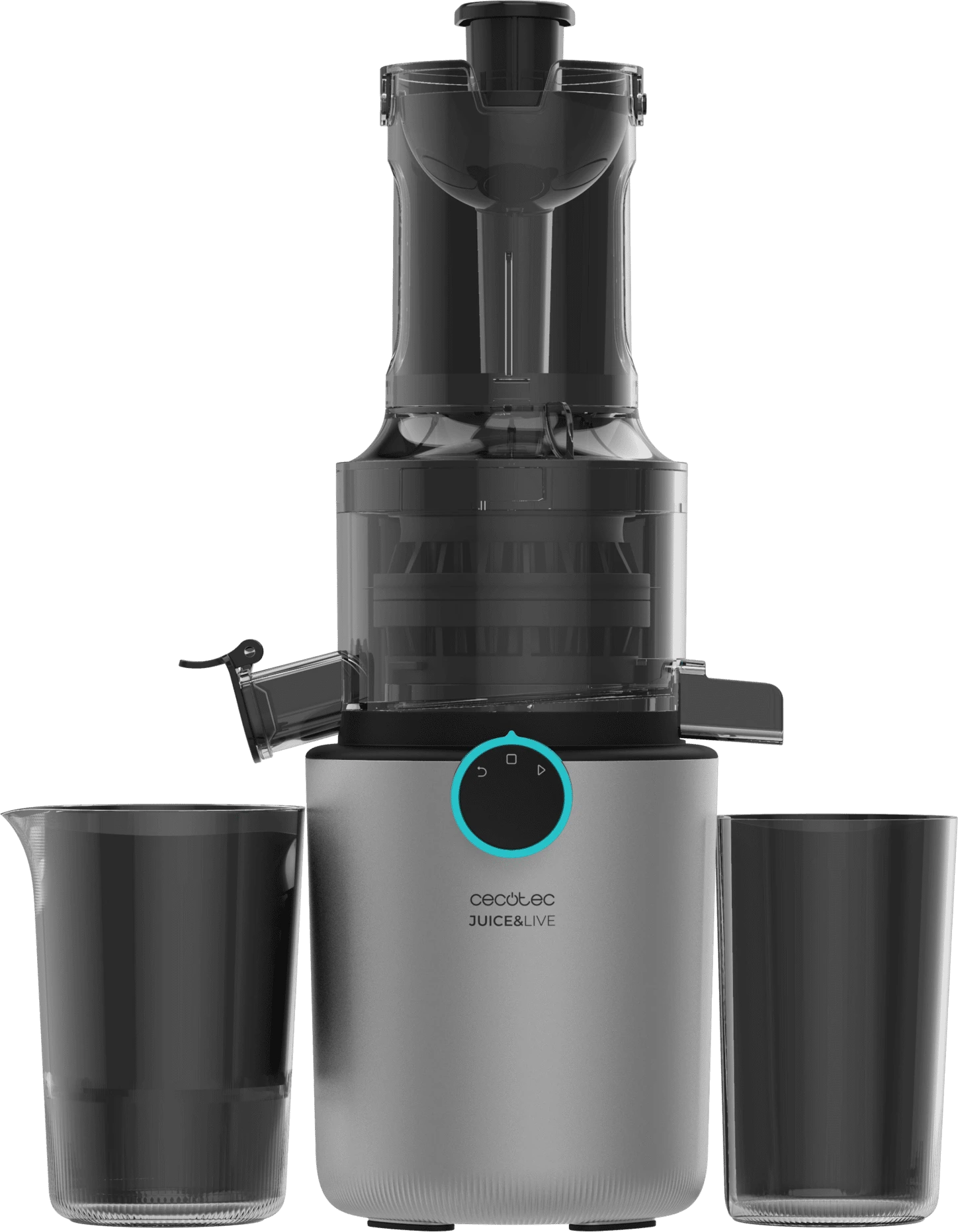 Соковыжималка шнековая Cecotec Juice&Live 1500 Slim серый — 3