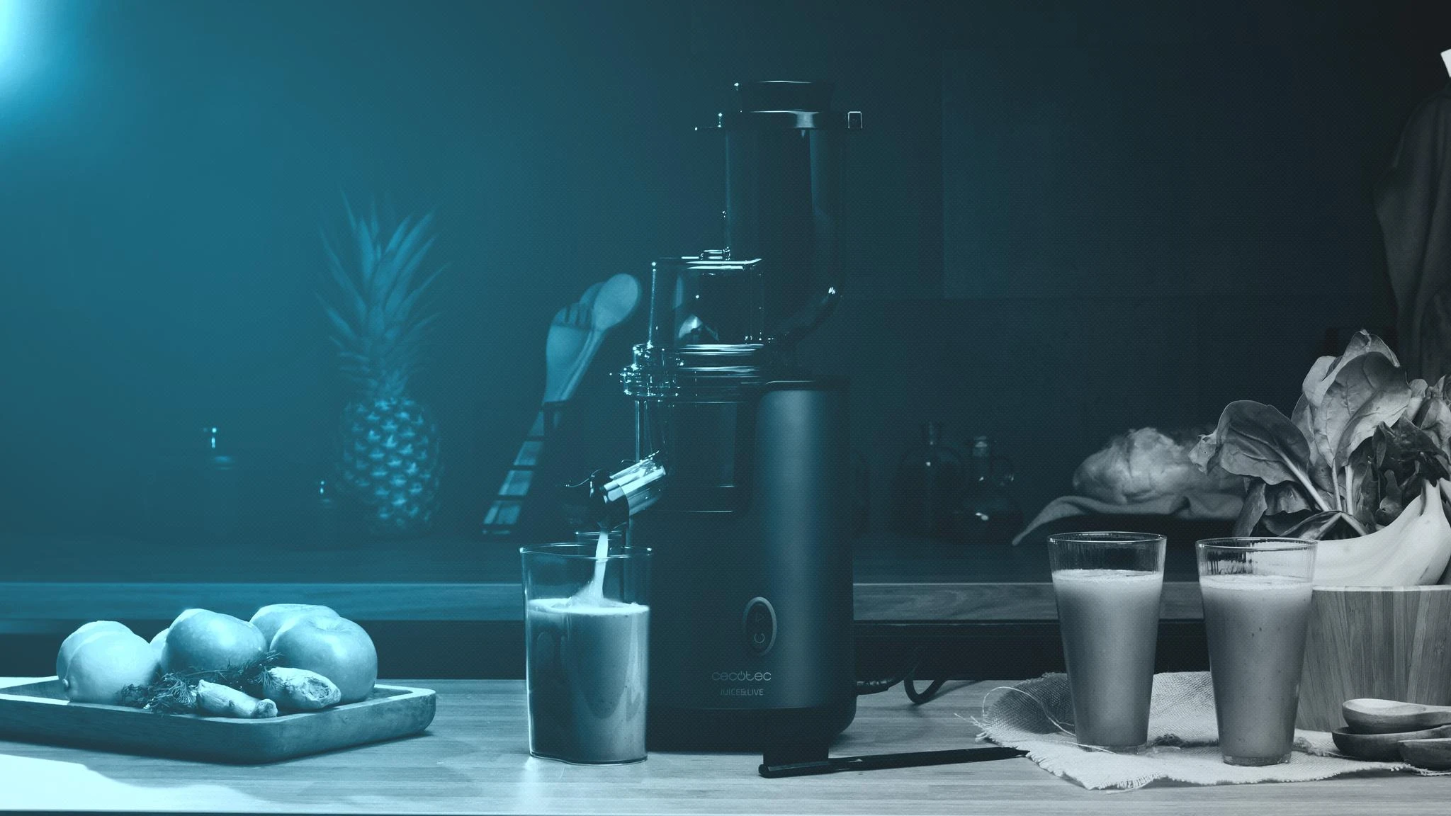 Соковыжималка шнековая Cecotec Juice&Live 2500 EasyClean серый