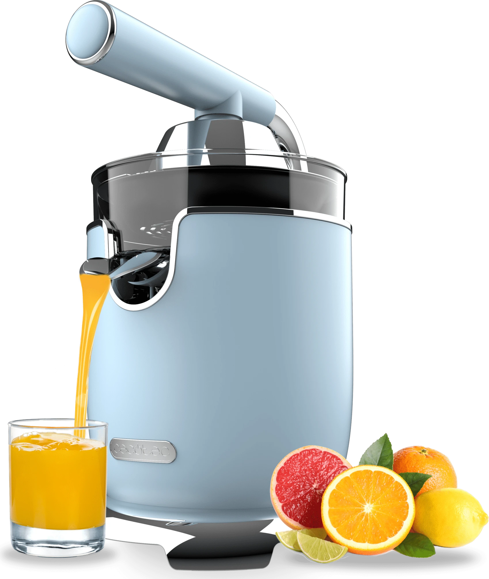 Соковыжималка для цитрусовых Cecotec Xqueeze RetroJuice 1000 голубой