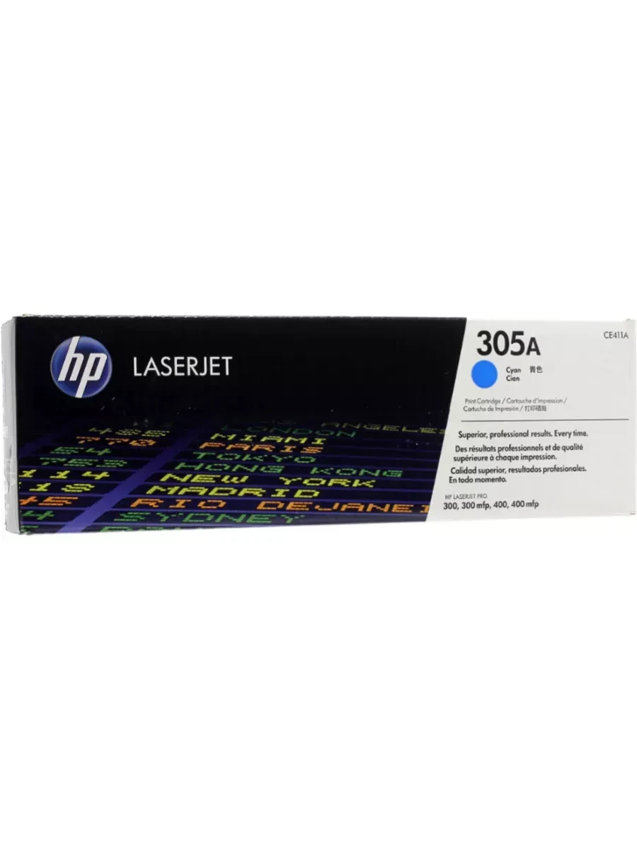 Картридж HP CE411A №305A голубой, лазер