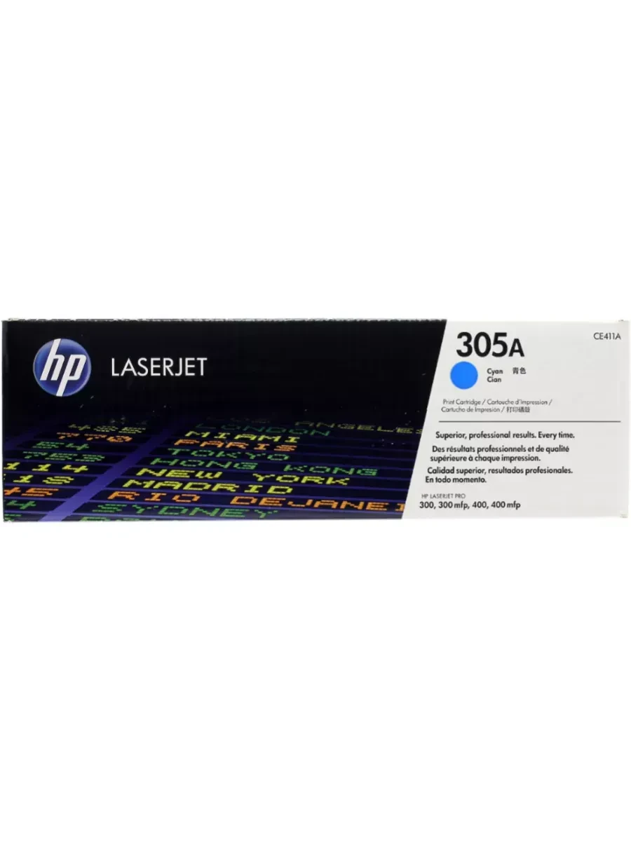 Картридж HP CE411A №305A голубой, лазер — 2
