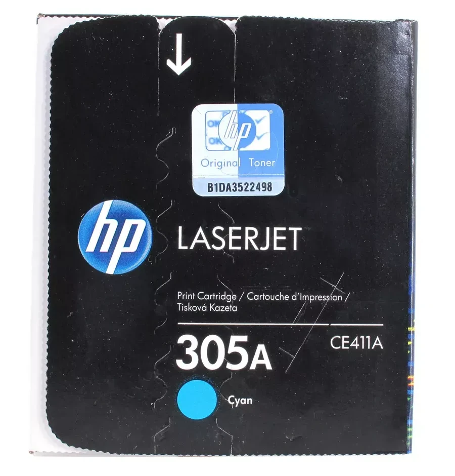 Картридж HP CE411A №305A голубой, лазер — 3