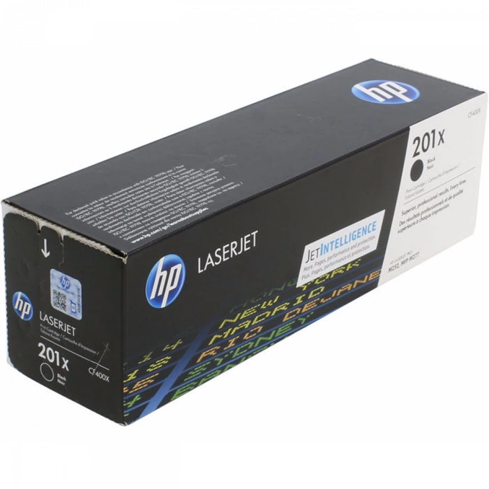 Картридж HP CF400X №201X черный, лазер — 2