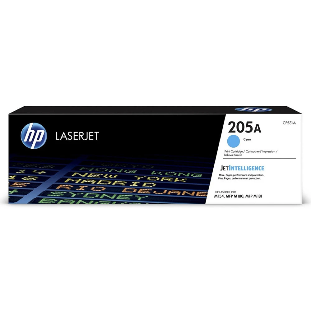 Картридж HP CF531A №205A голубой, лазер — 2