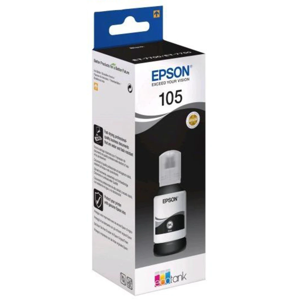 Чернила Epson C13T00Q140 для L7160/L7180 черный пигмент