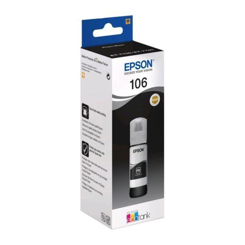 Чернила Epson C13T00R140  для L7160/L7180 чёрный