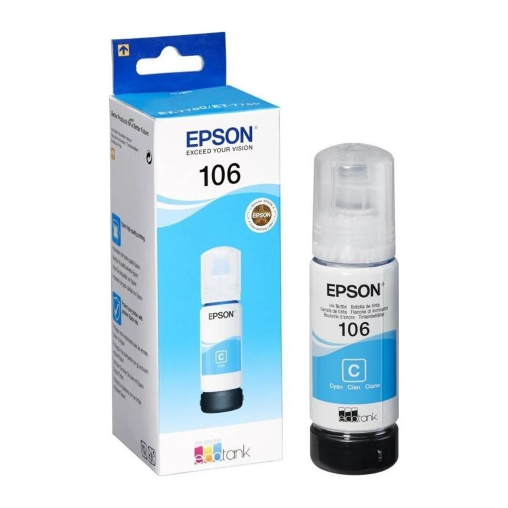 Чернила Epson C13T00R240 для L7160/L7180 голубой