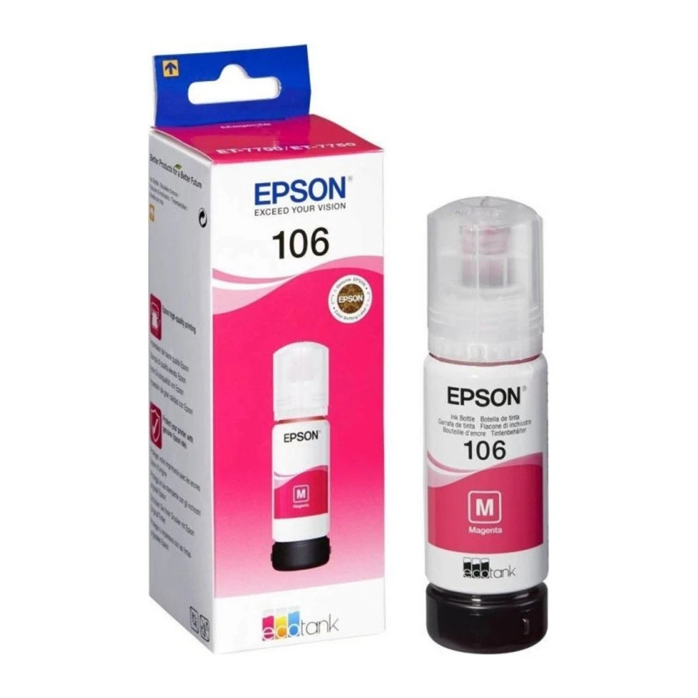 Чернила Epson C13T00R340  для L7160/L7180 пурпурный