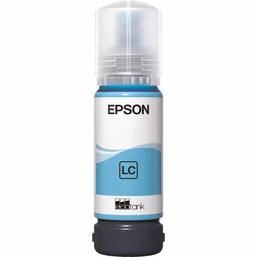 Картридж Epson, C13T09C54A 108 EcoTank, light blue — 2