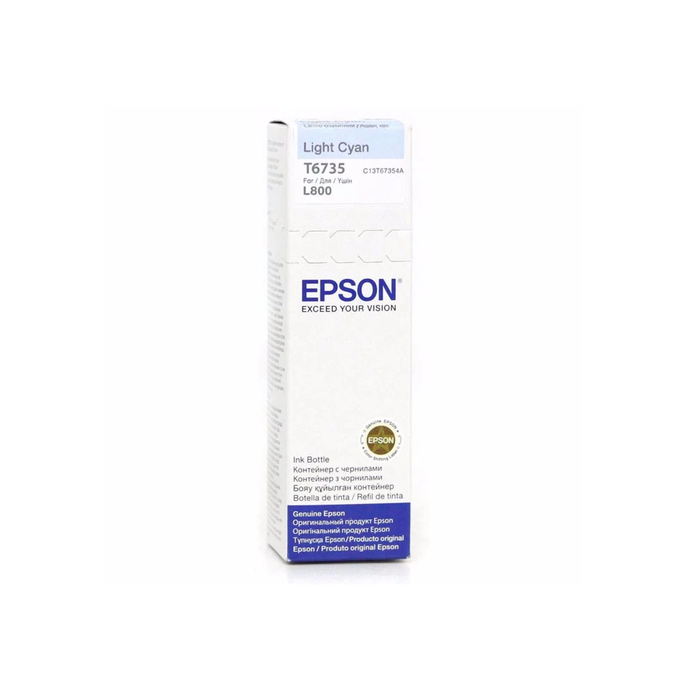 Чернила Epson C13T67354A L800/1800/810/850 светло-голубой