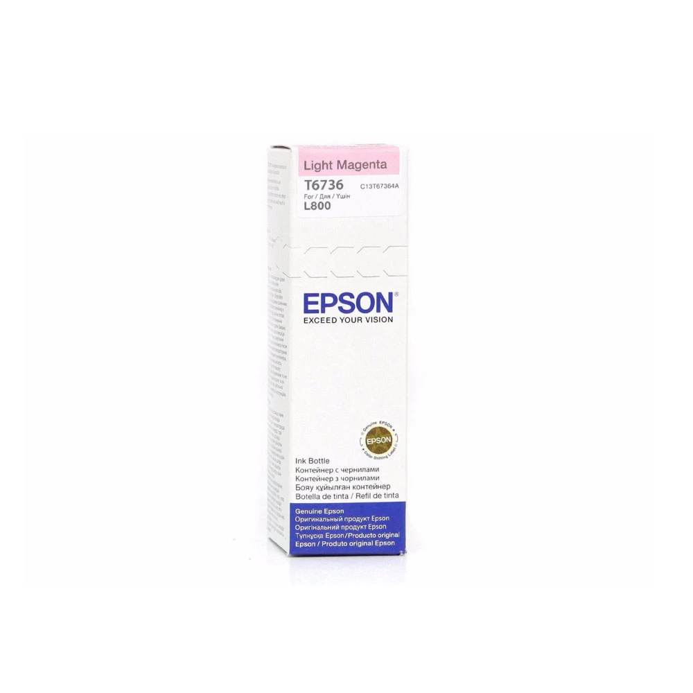 Чернила Epson C13T67364A L800/1800/810/850 светло-пурпурный