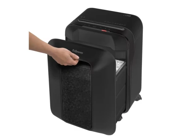 Шредер Fellowes® Powershred® LX200, черный, DIN P-4, 4х12 мм, 12 лст., 22 лтр., Jam Proof™,