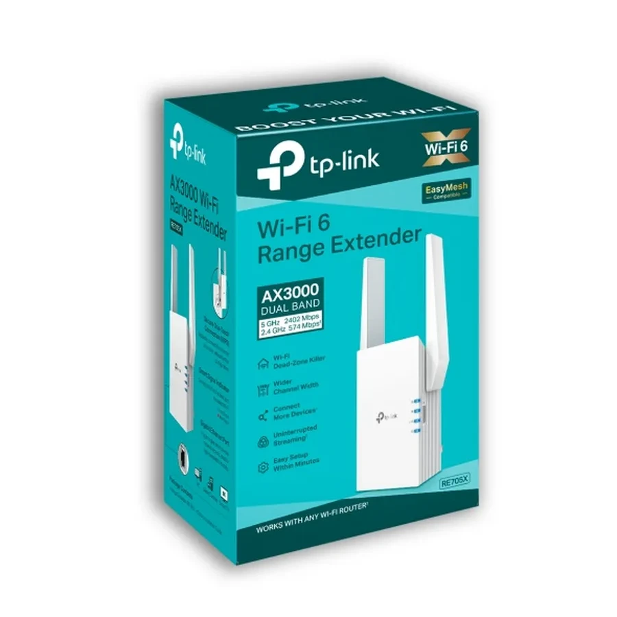 Повторитель беспроводной AX3000 Tp-Link RE705X — 3