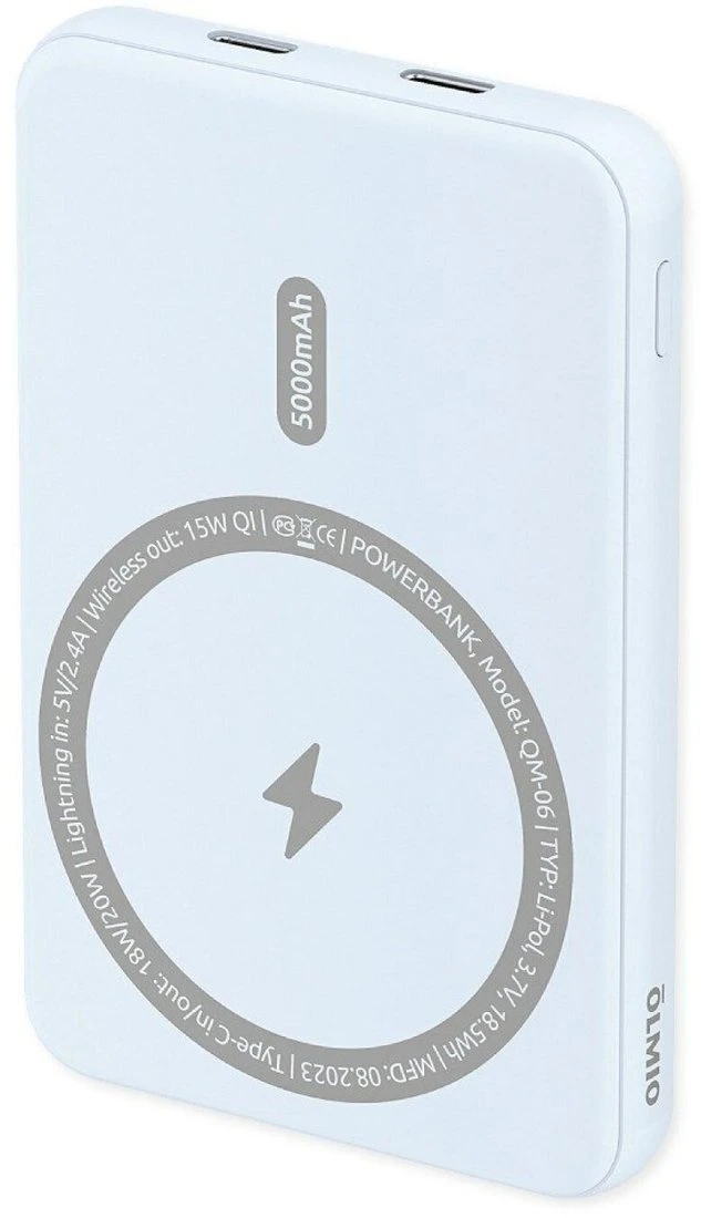 Зарядное устройство Power bank Olmio QM-06 5000mAh синий