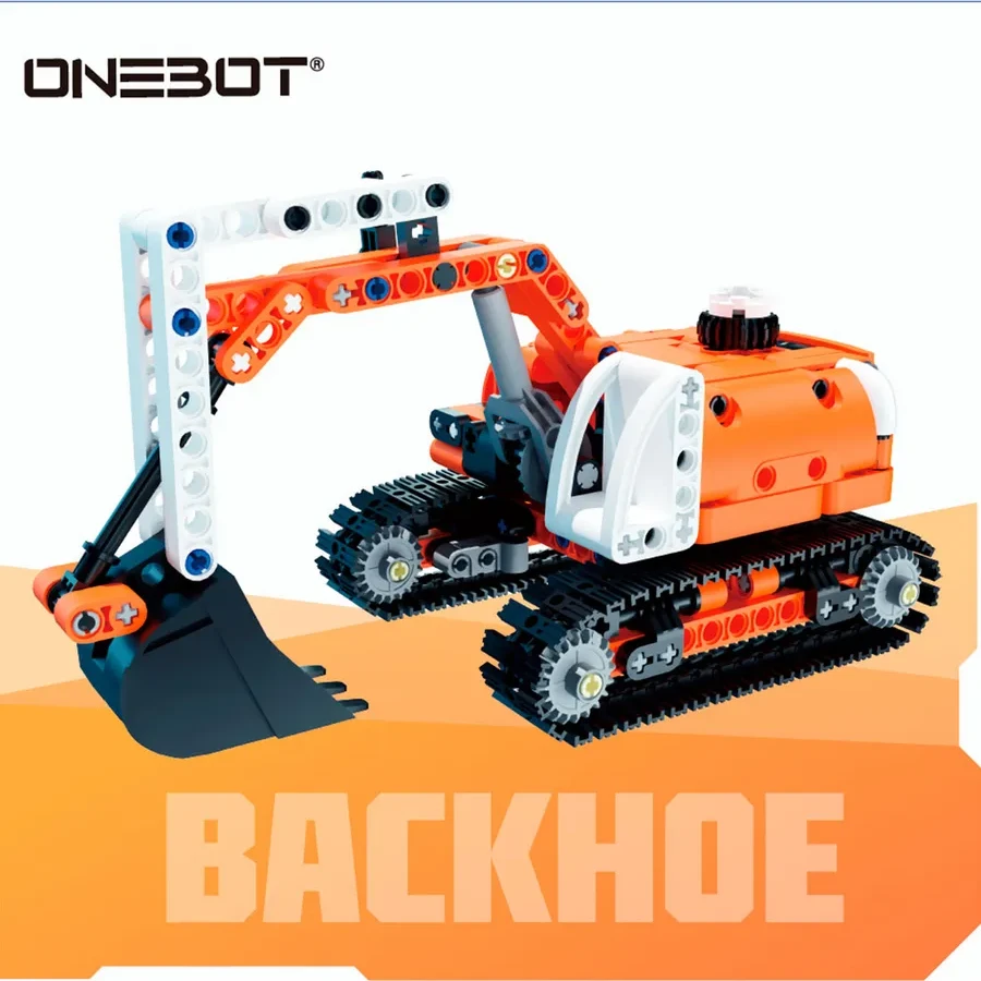 Konstruktor ONEBOT Mini Excavator, 8+, 294+ detail
