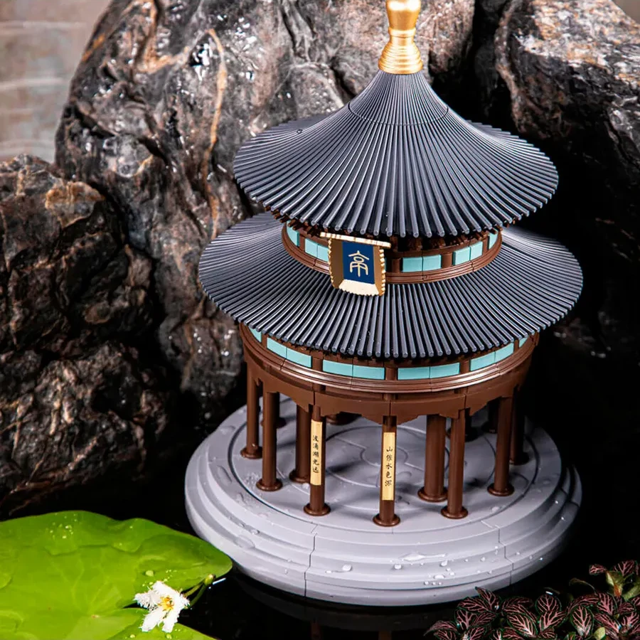 Konstruktor ONEBOT Double-Eave Pavilion, 14+