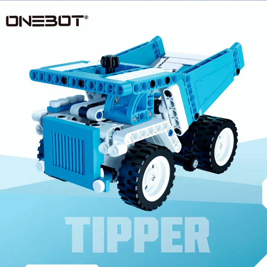 Konstruktor ONEBOT Mini Engineering Truck, 255 detail, ko'k