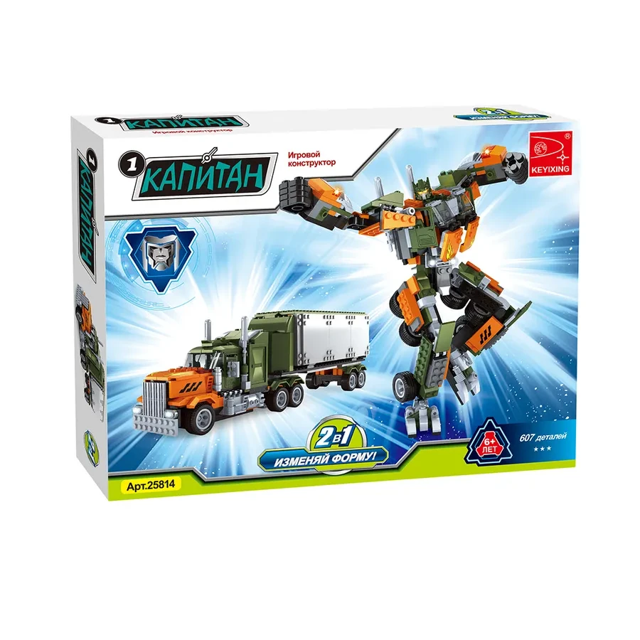 Конструктор Keyixing 25814 Роботы Peterbilt 379, 607 деталей