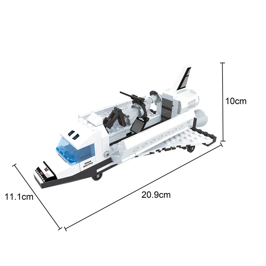 Конструктор Keyixing 25462 Космос Космический шаттл, 184 детали — 2