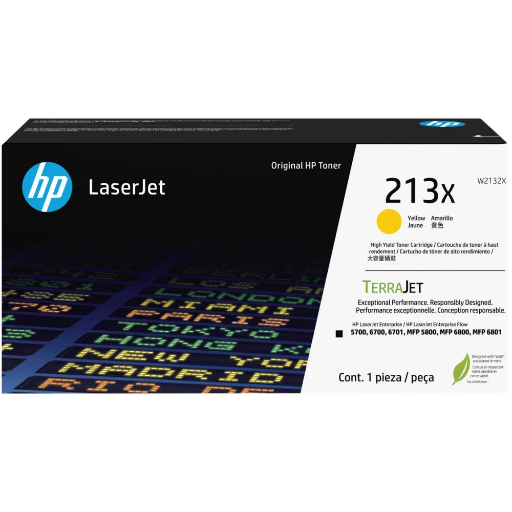 Картридж HP LaserJet 213X Жёлтый 6000стр