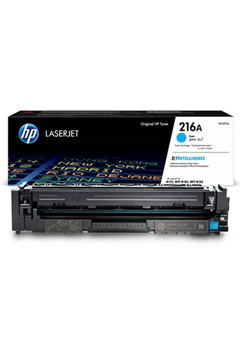 Оригинальный лазерный картридж HP 216A, голубой, W2411A — 2