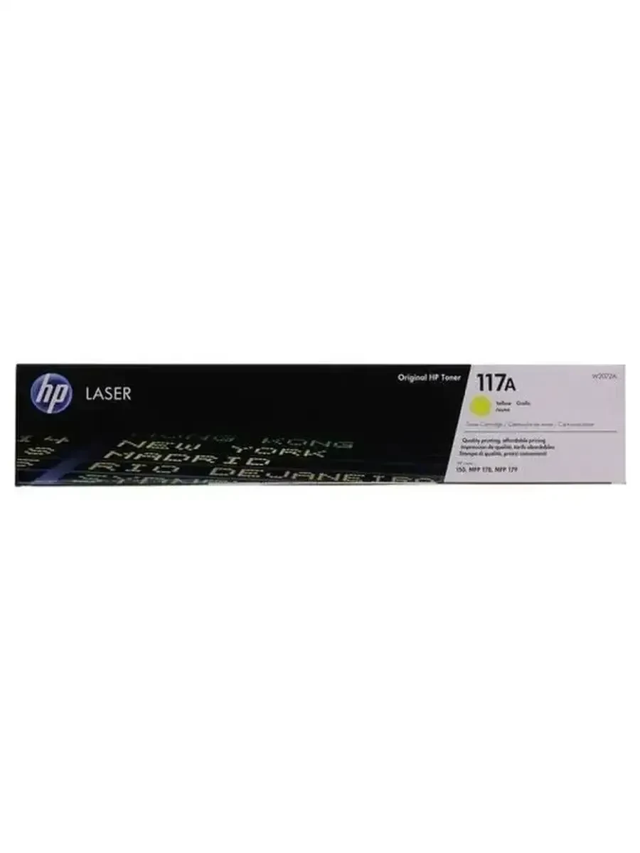 Оригинальный лазерный картридж HP 117A, желтый, W2072A — 3