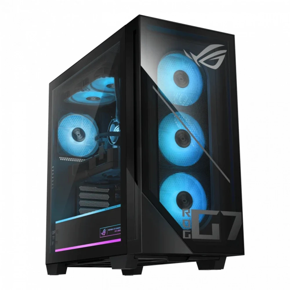 Системный блок ASUS GM700TZ-R9800X0390/BLACK/58L/LIQUID/R7-9800X 3D/16G/1T PCIE G4/RTX5060TI 16G/Wi-Fi6+BT5.4/600W/DOS