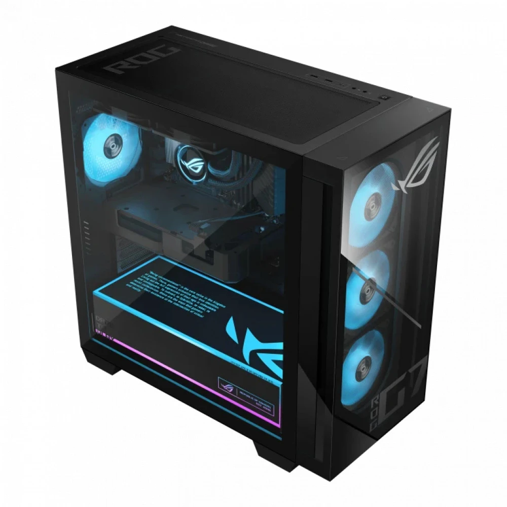 Системный блок ASUS GM700TZ-R9800X0390/BLACK/58L/LIQUID/R7-9800X 3D/16G/1T PCIE G4/RTX5060TI 16G/Wi-Fi6+BT5.4/600W/DOS — 3