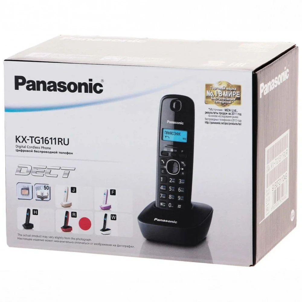 Радио-телефон Panasonic KX-TG1611CAR, Red — 4