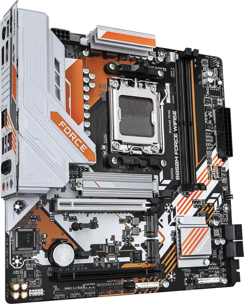 Сист.плата Gigabyte B850M FORCE WF6E, B850, AM5, 2xDDR5,2xPCI-E x16, 3xM2, HDMI, DP, WIFI6E, BOX — 2
