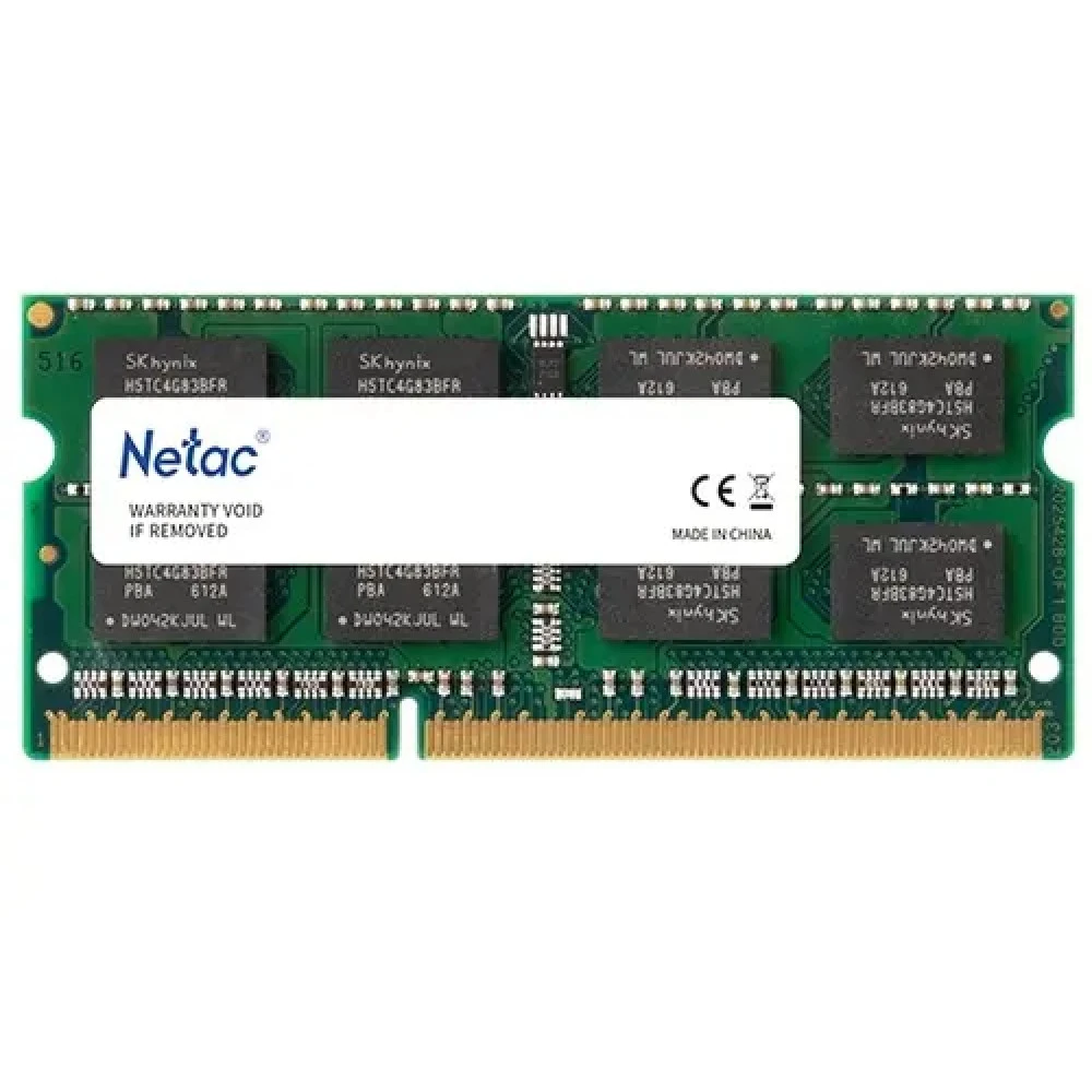 Оперативная память Netac, DDR3, 8GB, SO-DIMM, 1600MHz — 2