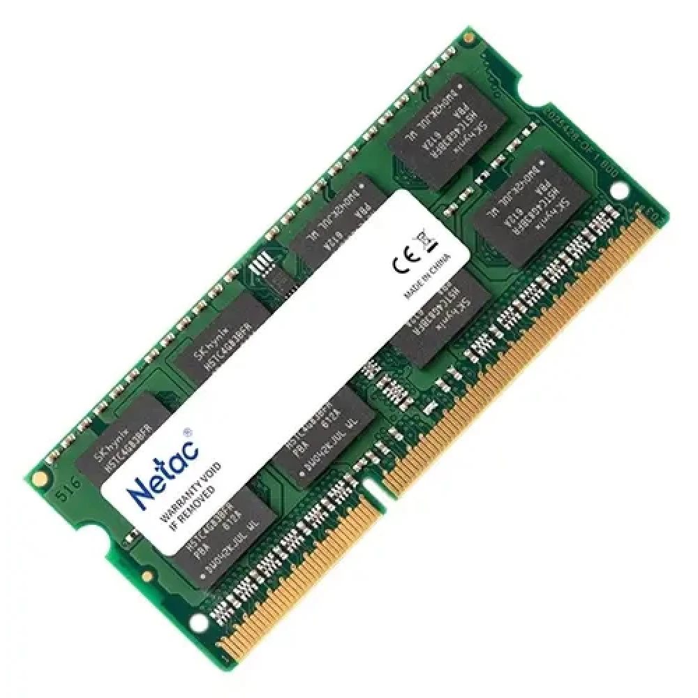 Оперативная память Netac, DDR3, 8GB, SO-DIMM, 1600MHz — 3