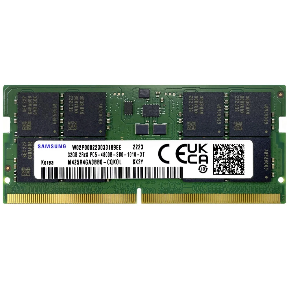 Оперативная память SO-DIMM 32GB DDR5 PC38400/4800MHz Samsung, OEM (M425R4GA3BB0-CQKOL) — 2