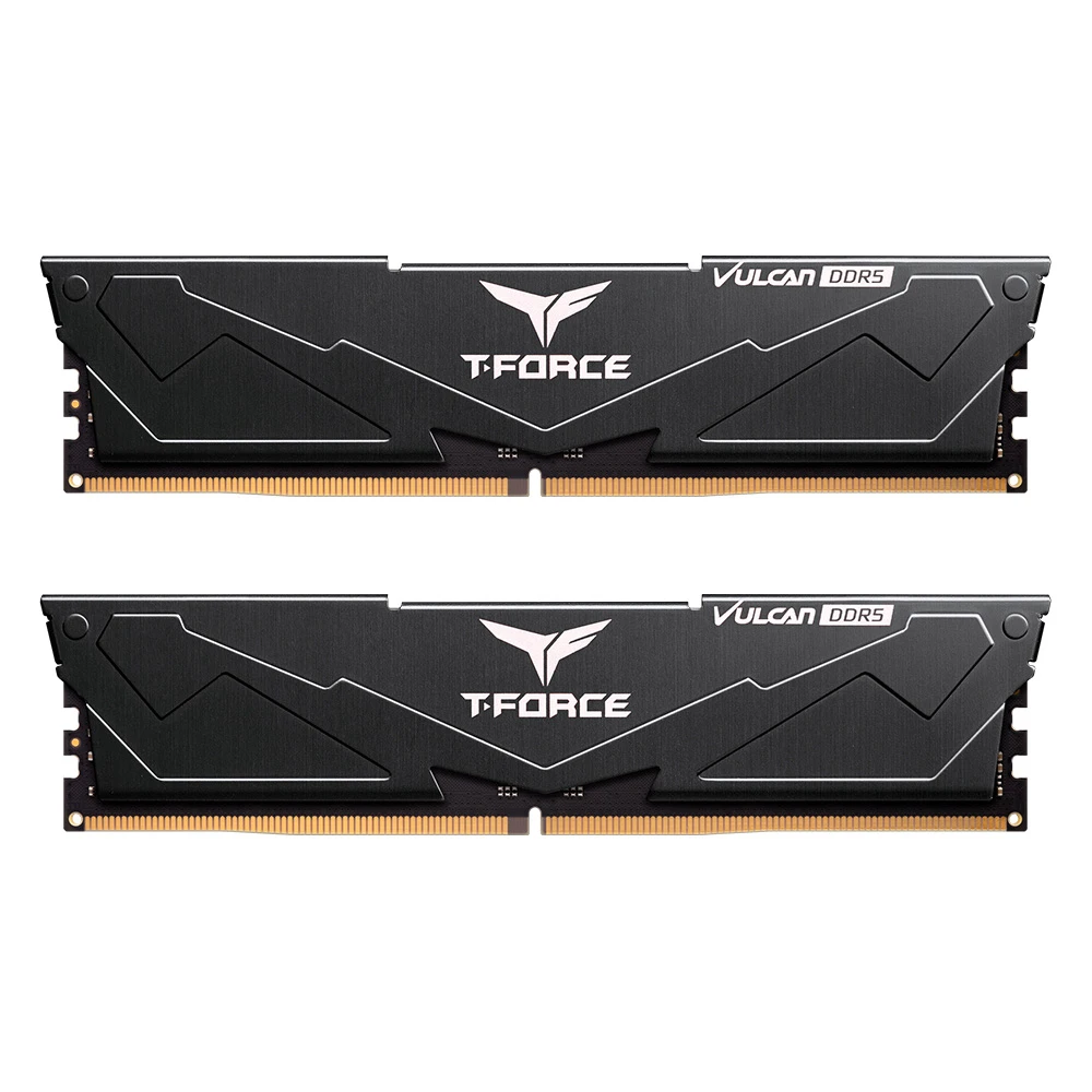 Оперативная память DDR-5 DIMM 64 GB 6000 MHz Team Group Vulcan, 2x 32 GB Kit, Black, BOX (FLBD564G6000HC38ADC01)