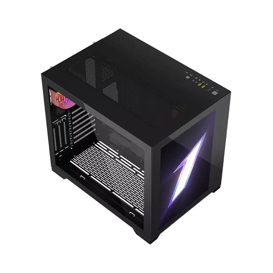 Корпус 1STPLAYER SP7-EV, Mid-Tower, чёрный