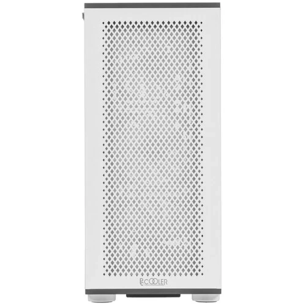 Корпус PCCooler ME200W MESH, ATX, 3xARGB вентилятора, белый — 2