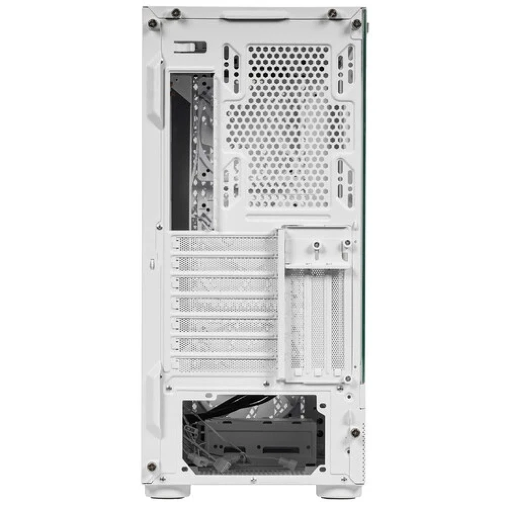 Корпус PCCooler ME200W MESH, ATX, 3xARGB вентилятора, белый — 4