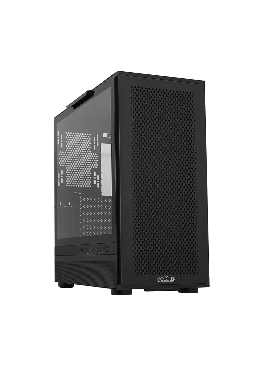 Корпус PCCooler ME200 MESH, ATX, 3xARGB вентилятора, чёрный
