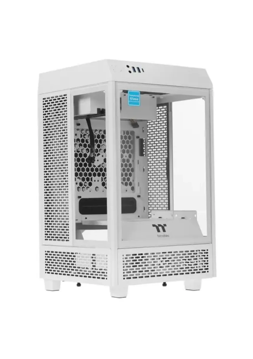 Компьютерный корпус Thermaltake The Tower 100 Snow, Mini-ITX, белый