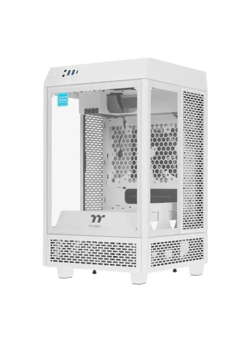 Компьютерный корпус Thermaltake The Tower 100 Snow, Mini-ITX, белый — 3