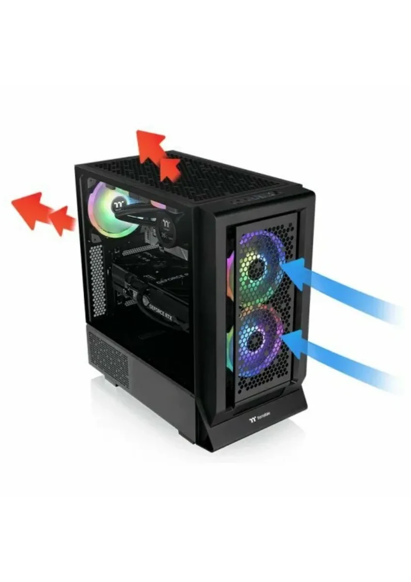 Компьютерный корпус Thermaltake Ceres 350 MX, E-ATX/ATX, чёрный — 2