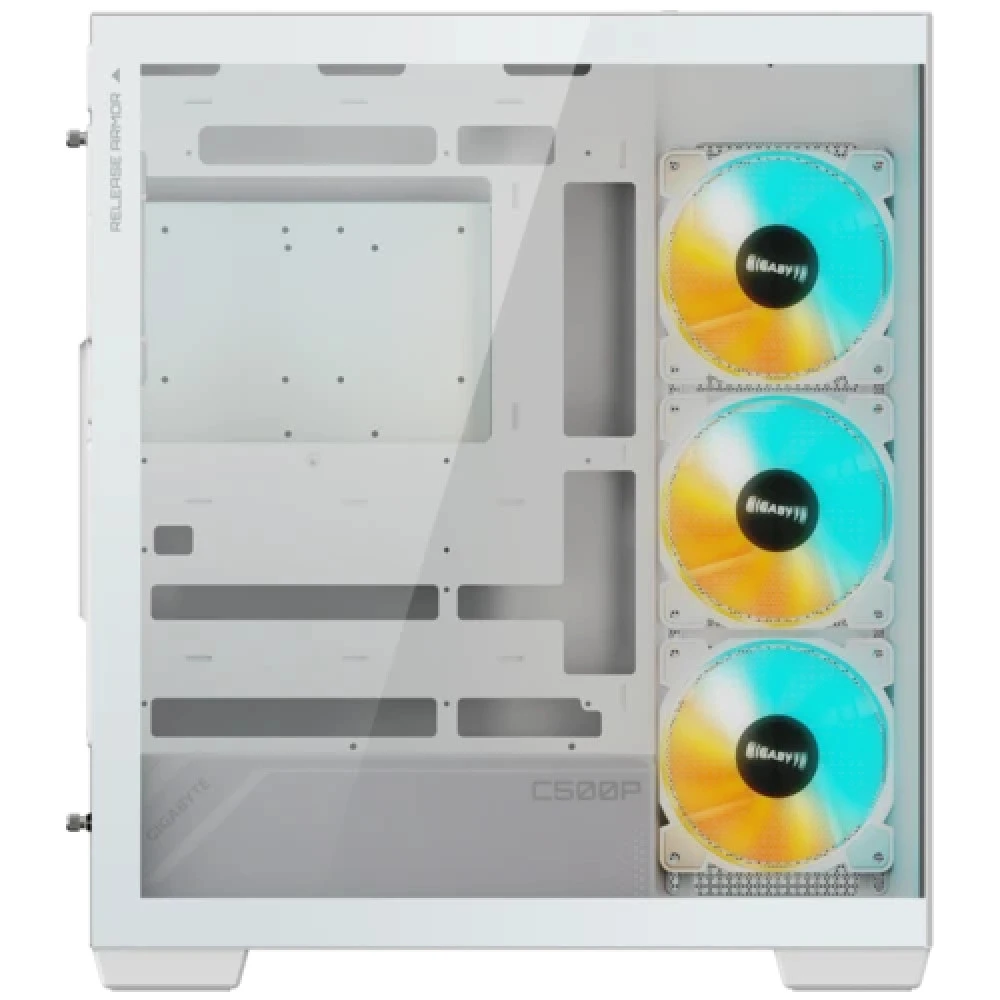 Компьютерный корпус Gigabyte C500 PANORAMIC, ATX/mATX, белый — 4
