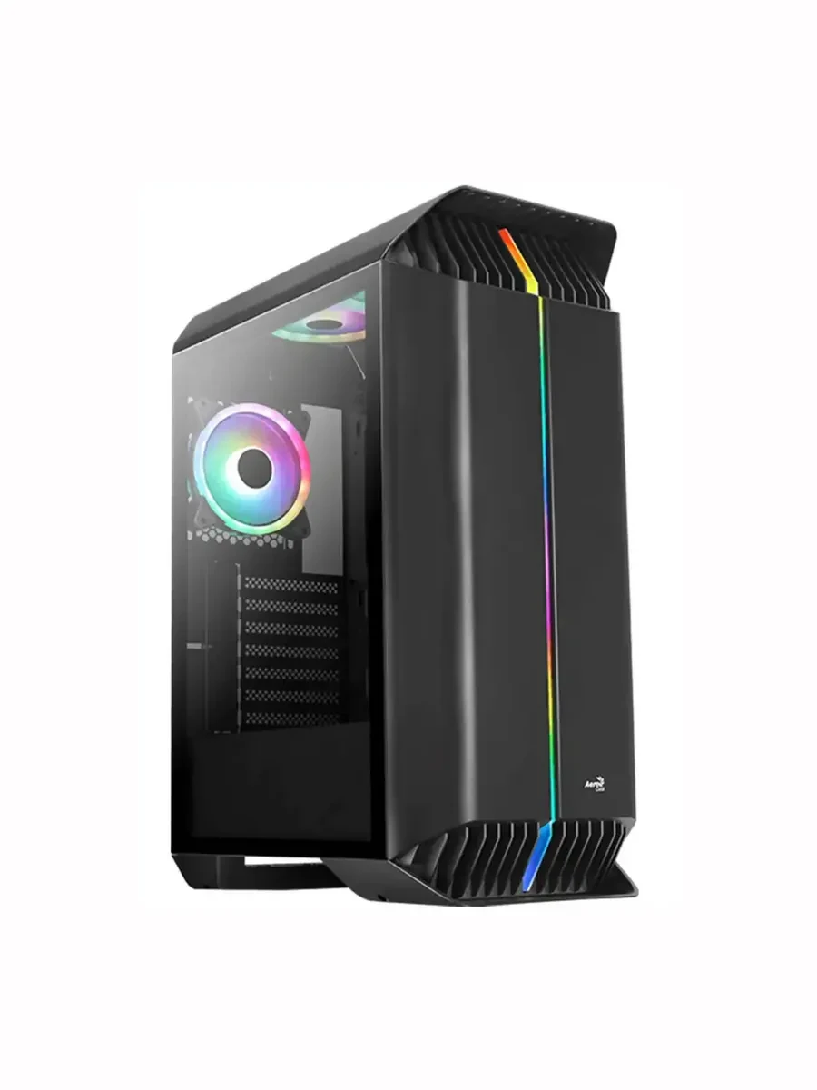 Компьютерный корпус Aerocool Gladiator Duo-G-BK, ATX, чёрный