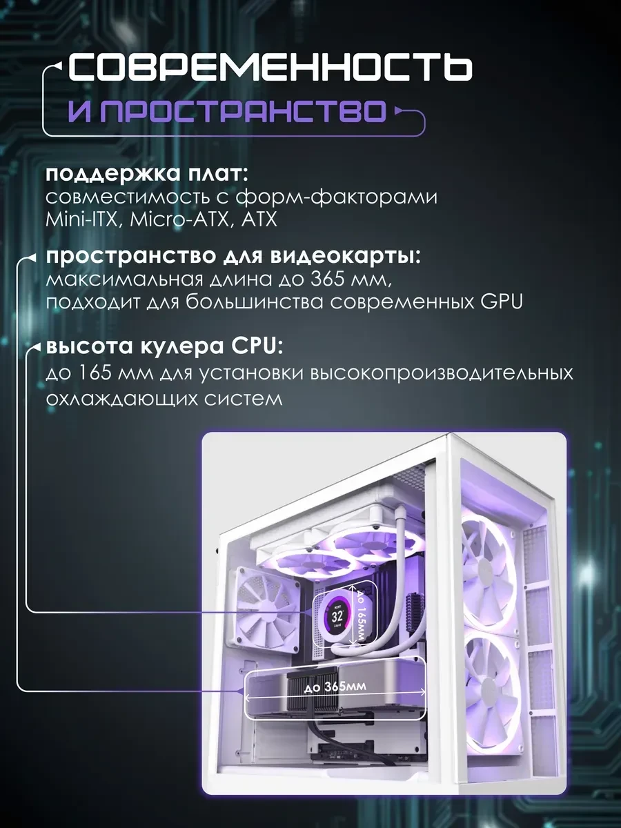 Компьютерный корпус H Series H5 Elite Edition, ATX, белый — 3