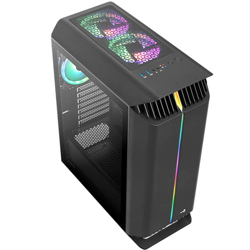 Корпус Aerocool Gladiator Duo, ATX, 3x120mm ARGB — 3
