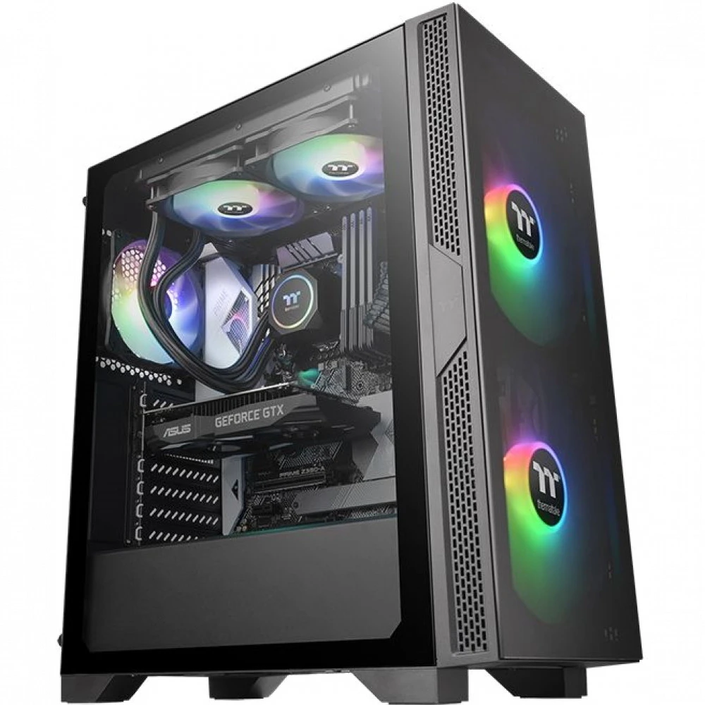 Корпус Thermaltake Versa T25 TG, M-ATX, 1x120mm