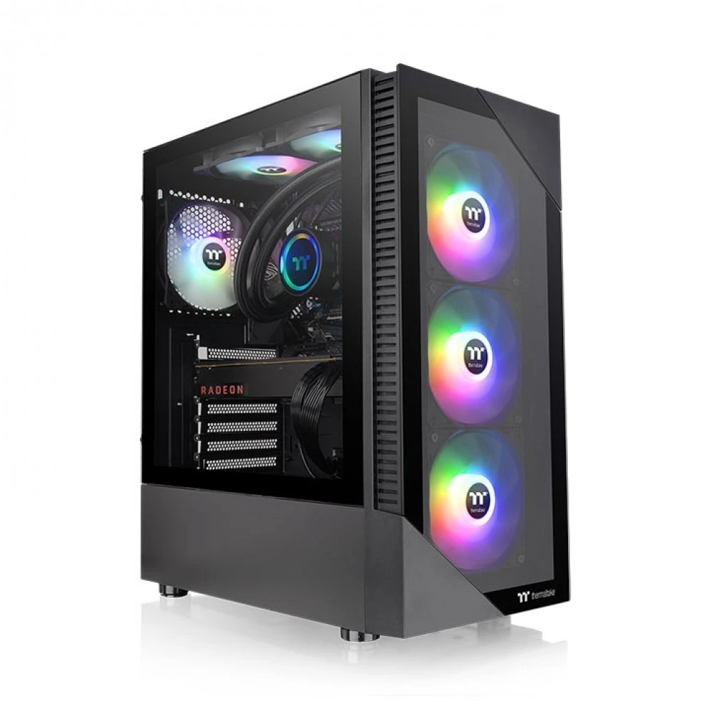 Корпус Thermaltake View 200 TG ARGB, ATX, 3x120mm — 4