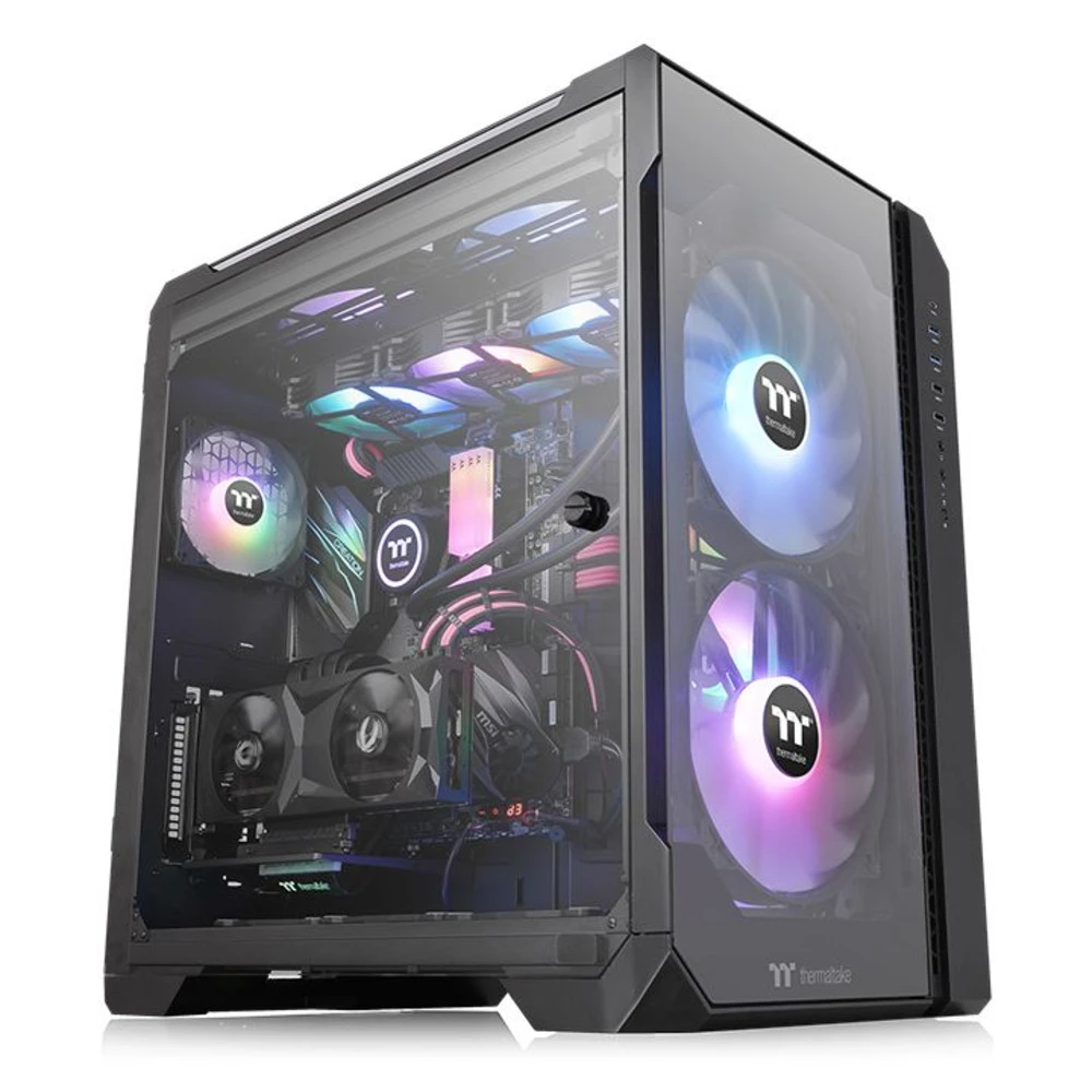 Корпус Thermaltake View 51 TG ARGB, E-ATX, 2x200mm