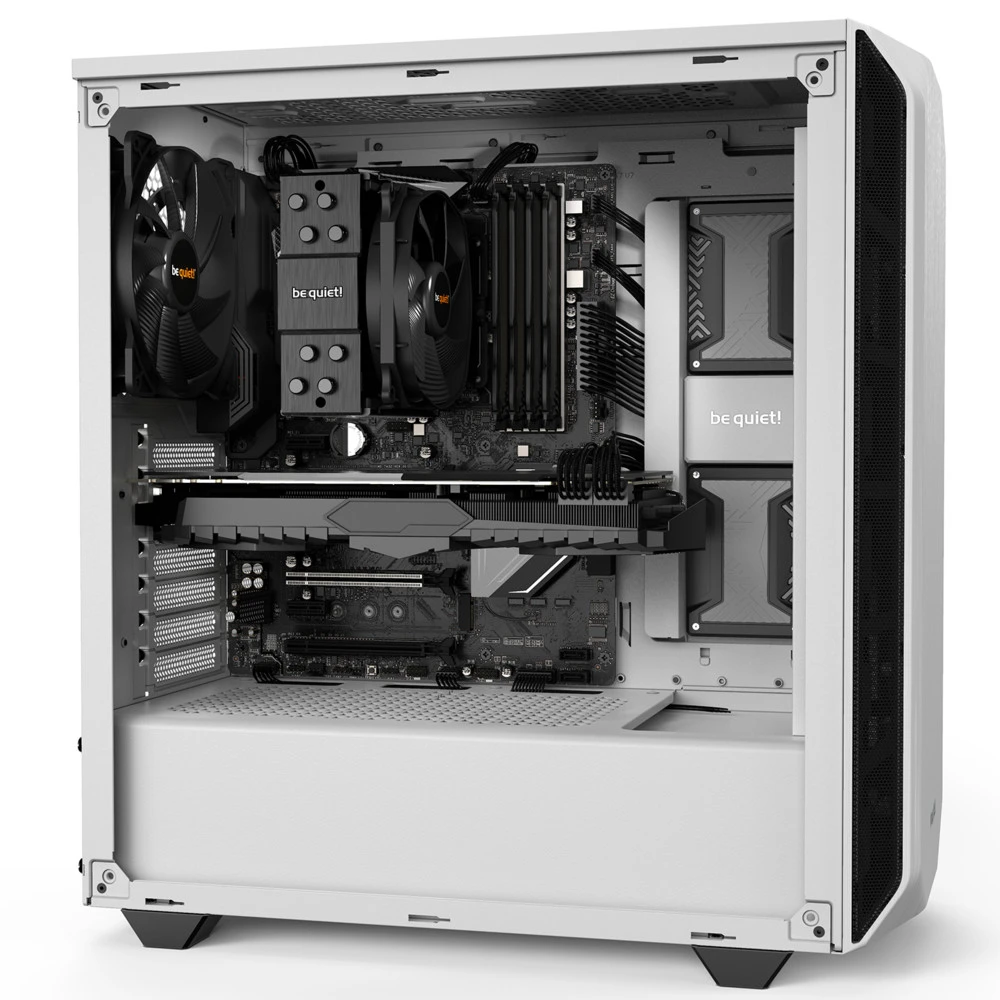 Корпус Bequiet! Pure Base 500, ATX, 2x140mm, белый — 4
